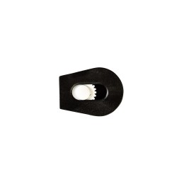 Зажим для шнура 4 мм KL цвет Чёрный + Белый (поштучно)  в Кемерово