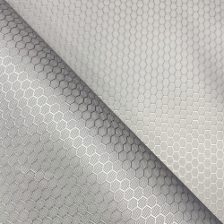 Ткань Оксфорд 300D PU Рип-Стоп СОТЫ, цвет Светло-Серый (на отрез)  в Кемерово