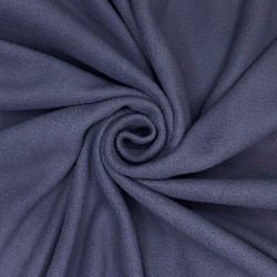 Ткань Флис Односторонний 130 гр/м2, цвет Темно-серый (на отрез)  в Кемерово