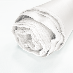 Мерный лоскут в рулоне Ткань Оксфорд 210D PU,  Белый 18,17м (№24)  в Кемерово