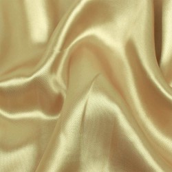 Ткань Атлас-сатин ЛЮКС, цвет Золотой (на отрез)  в Кемерово