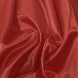 Ткань Атлас-сатин, цвет Красный (на отрез)  в Кемерово