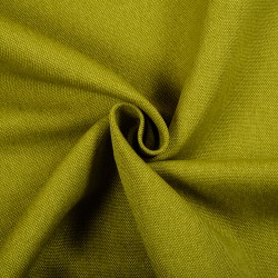 Ткань Рогожка (мебельная), цвет Зелёный (на отрез)  в Кемерово