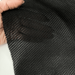 Сетка 3D трехслойная Air mesh 165 гр/м2, цвет Черный (на отрез)  в Кемерово