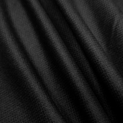 Ткань Блэкаут для штор светозатемняющая 75% &quot;Рогожка Черная&quot; (опт)  в Кемерово